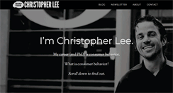 Desktop Screenshot of christopherlee.com
